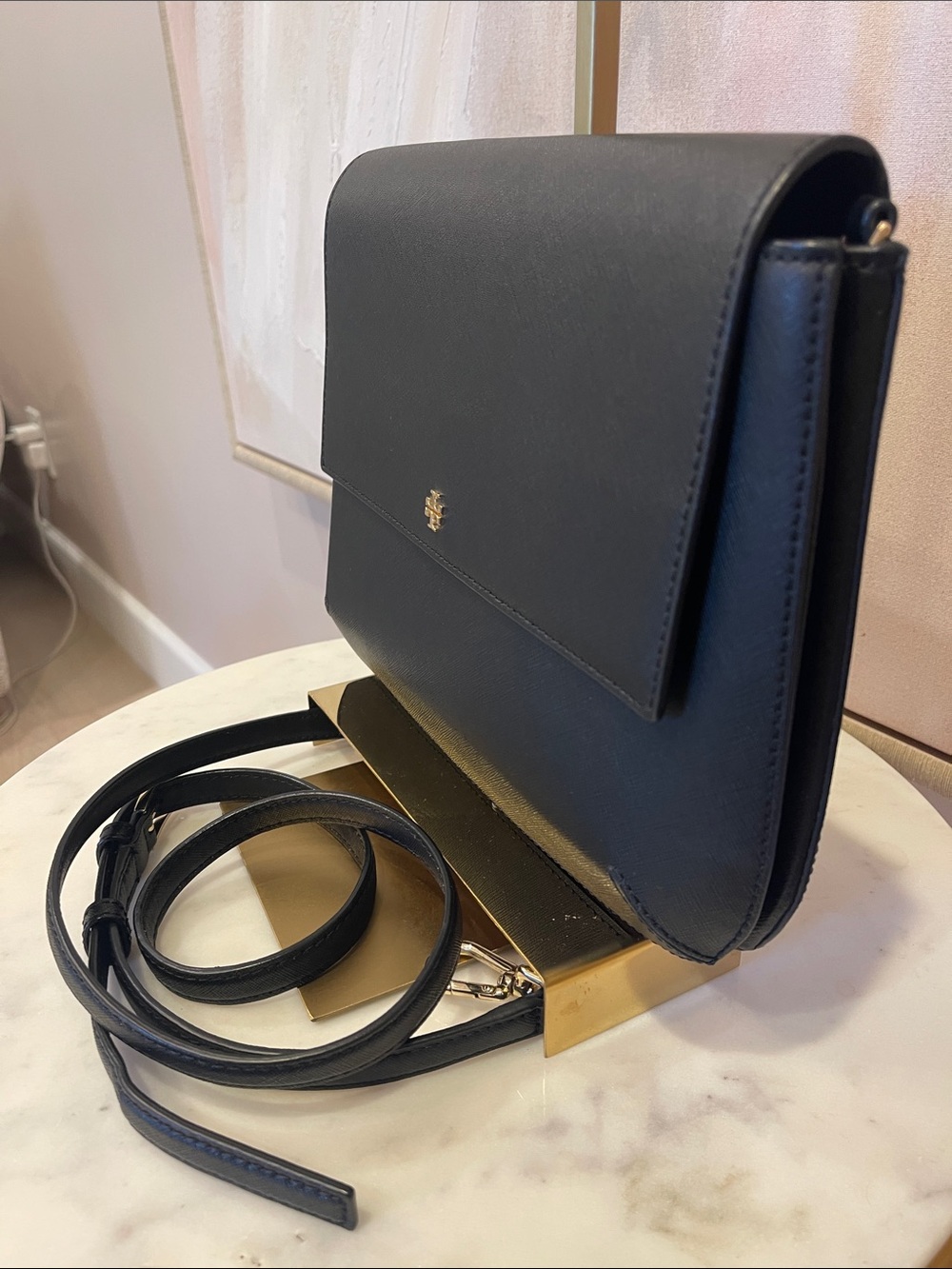 Tory Burch Black Robin Messenger Crossbody - Picture 2 of 6